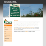 Screen shot of the Ryans Carpenrty & Upvc Services website.