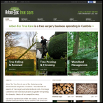 Screen shot of the Arbor-Tec Tree Care website.
