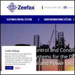 Screen shot of the Zeefax Ltd website.