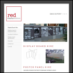 Screen shot of the Red Display Solutions website.