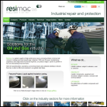 Screen shot of the Resimac Ltd website.