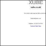 Screen shot of the Xube Ltd website.