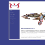 Screen shot of the Homarium UK Ltd website.