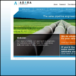 Screen shot of the Adara Associates website.