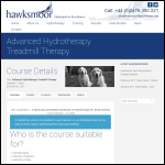 Screen shot of the Advanced Hydrotherapy website.