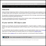 Screen shot of the Advanced Solution Engineering Ltd website.