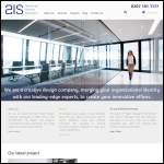 Screen shot of the Advanced Interior Solutions Ltd website.