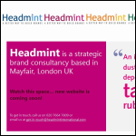 Screen shot of the Headmint website.