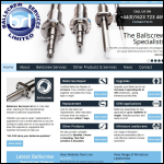 Screen shot of the Ballscrew Services Ltd website.