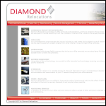 Screen shot of the Diamond Relocations Ltd website.