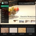 Screen shot of the Apex Masonry Ltd website.