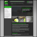 Screen shot of the APA Concrete Repairs Ltd website.