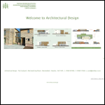 Screen shot of the Architectural Design website.