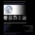 Screen shot of the All Specialised Engineering Services website.