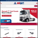 Screen shot of the Amipart website.
