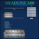Screen shot of the HeadlineMK website.