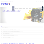 Screen shot of the Trantec (Solids Handling) Ltd website.