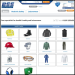 Screen shot of the Banbury Safety Supplies Ltd website.