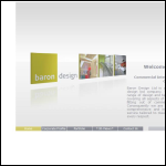 Screen shot of the Baron Design Ltd website.