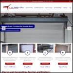 Screen shot of the B & L Shutters Ltd website.
