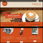 Screen shot of the Beaumont Beverage Co website.