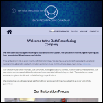 Screen shot of the Bath Resurfacing Co website.