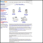 Screen shot of the Blue Box One Ltd website.