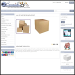 Screen shot of the Box-It-In Packaging website.