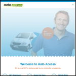 Screen shot of the Auto Access website.