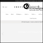 Screen shot of the ATADesigns website.