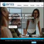 Screen shot of the Bytes Technology Group Ltd website.