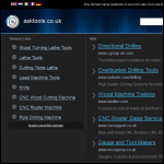 Screen shot of the ASK Tools Ltd website.