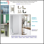 Screen shot of the Bentans Bathrooms website.