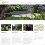Screen shot of the Kate Gould Gardens website.