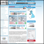 Screen shot of the Upvcdoor.co.uk website.
