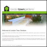 Screen shot of the London Town Gardens website.