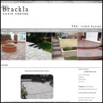 Screen shot of the Brackla Patio Centre website.
