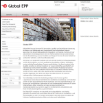 Screen shot of the Global EPP Ltd website.