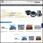 Screen shot of the Commware Interiors Ltd website.