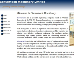 Screen shot of the Convertech Machinery Ltd website.