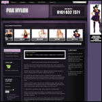 Screen shot of the Pak Nylon Hosiery Co website.