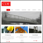 Screen shot of the Currall Lewis & Martin (Construction) Ltd website.