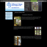Screen shot of the Different Glass website.