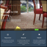 Screen shot of the CSB Contract Flooring Ltd website.