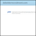 Screen shot of the De Belder Associates Ltd website.