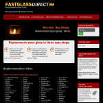 Screen shot of the Fastglass Direct website.