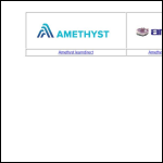 Screen shot of the Amethyst website.