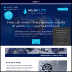 Screen shot of the Aquaflow Water Treatment Systems Ltd website.