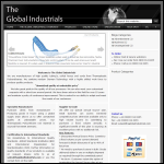 Screen shot of the The GLobal Industrials website.