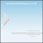 Screen shot of the Virtual Assistant Sussex website.